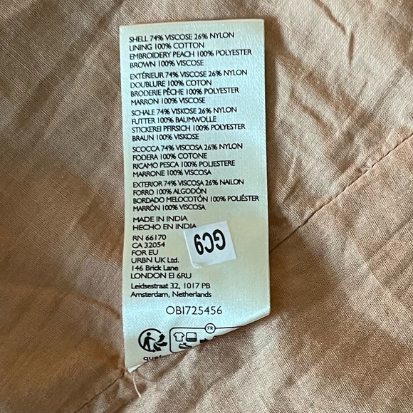 Antropology Floral Cutwork Halter Dress - Picture 9 of 12